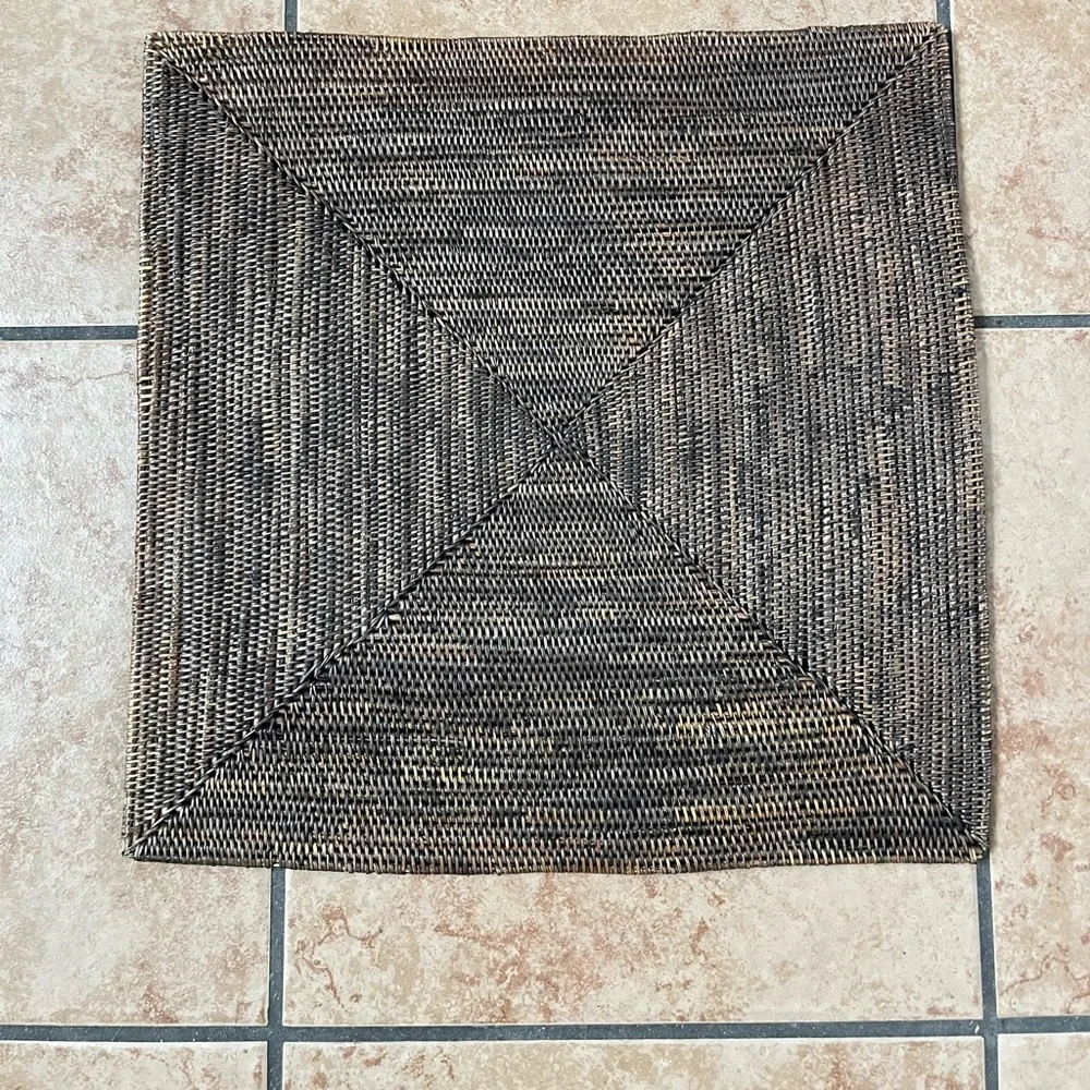 Woven Brown Placemats Set of 6